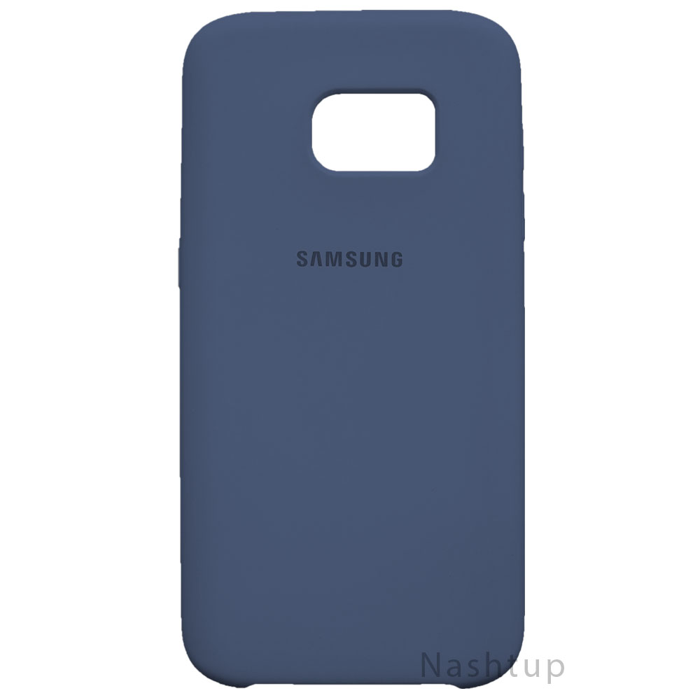 قاب سيليكونى اصلى رنگ سرمه ای تیره گوشى Samsung Galaxy S7 
